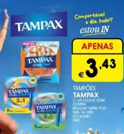 Meu Super Tampões Tampax promoção