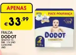 Meu Super Fralda dodot sensitive t2+ promoção