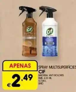 Meu Super spray multisuperfícies cif promoção