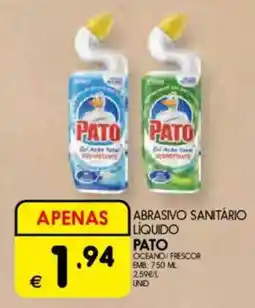 Meu Super abrasivo sanitário líquido pato promoção