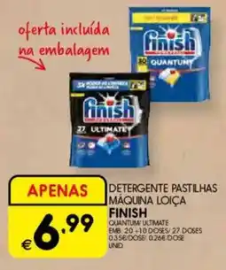 Meu Super Detergente pastilhas máquina loiça finish promoção