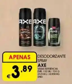 Meu Super Desodorante spray axe promoção