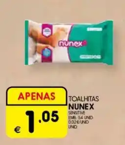 Meu Super toalhitas nunex sensitive promoção