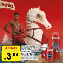 Meu Super old spice desodorante stick spray gel de banho promoção