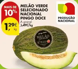 Pingo Doce melão verde selecionado pingo doce promoção