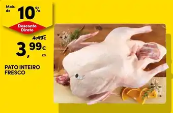 Continente Pato inteiro fresco promoção