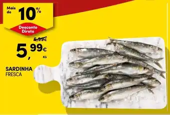 Continente Sardinha fresca promoção