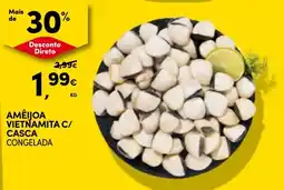 Continente Amêijoa vietnamita c/ casca congelada promoção