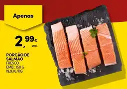 Continente Porção de salmão fresco promoção