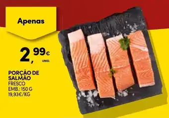 Continente Porção de salmão fresco promoção