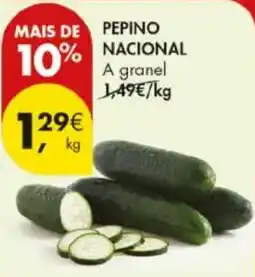 Pingo Doce Pepino nacional promoção