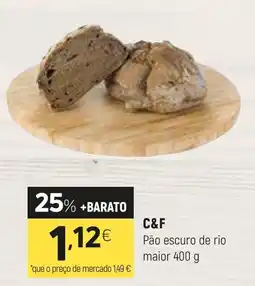 Coviran C&F pão escuro de rio promoção