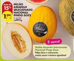 Pingo Doce melão amarelo selecionado nacional pingo doce promoção