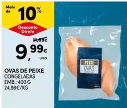 Continente Ovas de peixe promoção