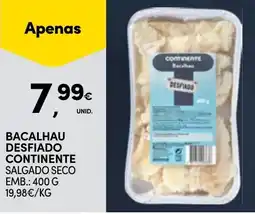 Continente Bacalhau desfiado continente promoção