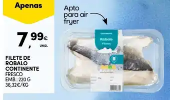 Continente Filete de robalo continente promoção