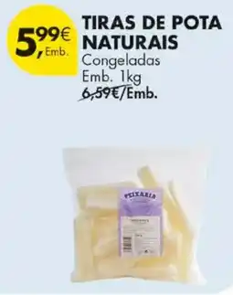 Pingo Doce Tiras de pota naturais peixaria promoção