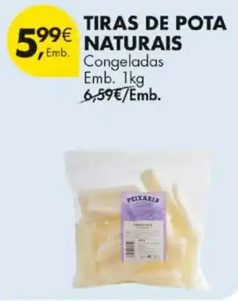 Pingo Doce Tiras de pota naturais peixaria promoção