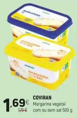 Coviran Coviran margarina vegetal com ou sem sal promoção
