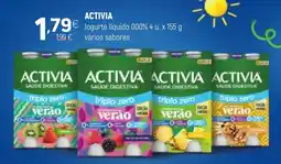 Coviran activia logurte líquido 000% 4 u. x 155 g promoção