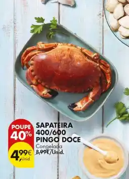 Pingo Doce Sapateira 400/600 pingo doce congelada promoção