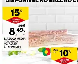 Continente Maruca média congelada promoção