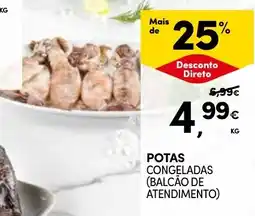 Continente potas congeladas promoção