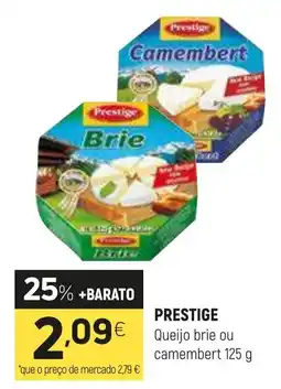 Coviran Prestige queijo brie ou camembert promoção