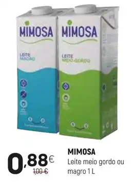 Coviran Mimosa leite meio gordo ou magro promoção
