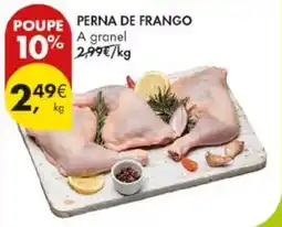 Pingo Doce Perna de frango promoção