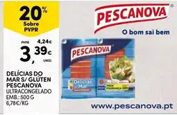 Continente Delícias do mar s/ glúten pescanova promoção
