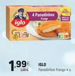 Coviran iglo panadinhos frango 4 u. promoção
