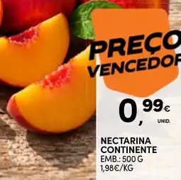 Continente Nectarina continente promoção