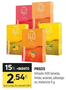 Coviran Prozis Infusão H20 promoção
