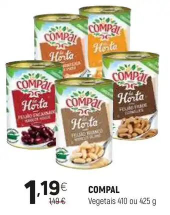 Coviran Compal vegetais promoção