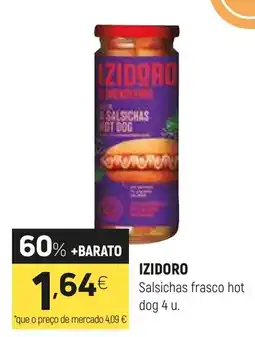 Coviran Izidoro salsichas frasco hot dog promoção