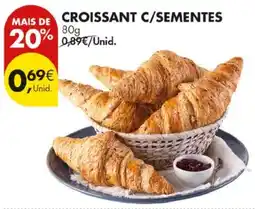 Pingo Doce Croissant c/sementes promoção