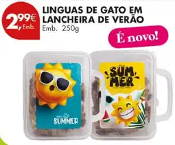 Pingo Doce Lingua de gato em lancheira de verão promoção