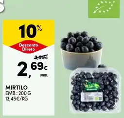 Continente Mirtilo promoção