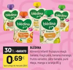 Coviran Blédina Alimento infantil frutapura promoção