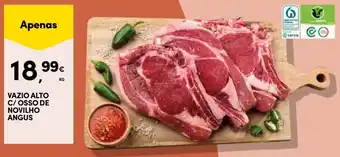 Continente Vazio alto c/ osso de novilho angus promoção