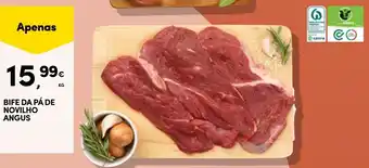 Continente Bife da pá de novilho angus promoção