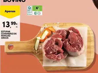 Continente Estufar (chambão) de novilho angus promoção