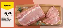 Continente Lombo de porcos/ossos continente promoção