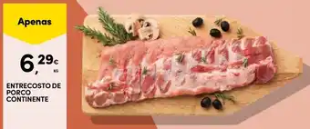 Continente Entrecosto de porco continente promoção