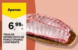 Continente Tiras de entrecosto de porco (piano) continente promoção