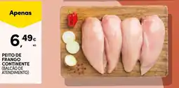 Continente Peito de frango continente promoção
