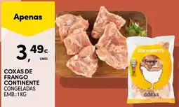 Continente Coxas de frango continente congeladas promoção