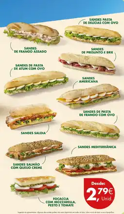 Pingo Doce Sandes salmão com queijo creme promoção