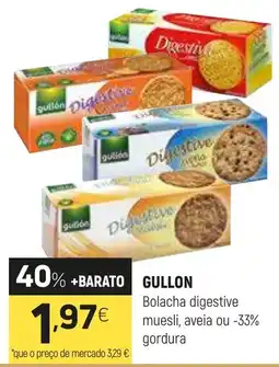 Coviran Gullon bolacha digestive muesli promoção